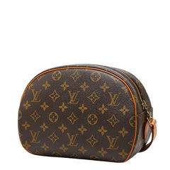 ルイ ヴィトン モノグラム ブロワ 斜め掛け ショルダーバッグ M51221 ブラウン PVC レザー レディース LOUIS VUITTON 【中古】