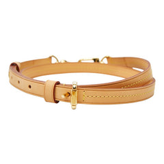 ルイ ヴィトン ショルダーストラップ ベージュ ヌメ革 レディース LOUIS VUITTON 【中古】