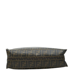 フェンディ ズッカ トートバッグ ハンドバッグ 8BH173 ブラウン PVC レザー レディース FENDI 【中古】