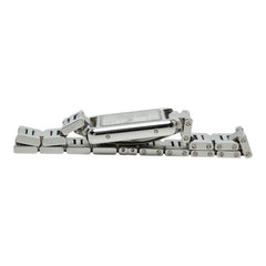 カルティエ タンクソロ SM 腕時計 W5200013 クオーツ ホワイト文字盤 ステンレススチール レディース CARTIER 【中古】