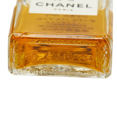 シャネル No.5 パフュームボトル オードゥ パルファム ネックレス クリア ゴールド ブラック メッキ レザー レディース CHANEL 【中古】
