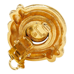 シャネル ココマーク イヤリング ゴールド ターコイズ メッキ ストーン レディース CHANEL 【中古】