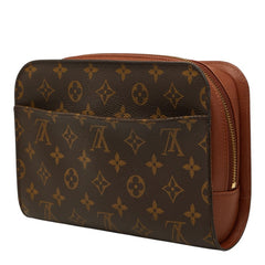 ルイ ヴィトン モノグラム オルセー クラッチバッグ セカンドバッグ M51790 ブラウン PVC レザー レディース LOUIS VUITTON 【中古】