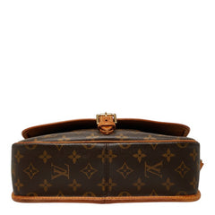 ルイ ヴィトン モノグラム ソローニュ 斜め掛け ショルダーバッグ M42250 ブラウン PVC レザー レディース LOUIS VUITTON 【中古】