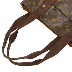 ルイ ヴィトン モノグラム カバ ボブール トートバッグ M53013 ブラウン レザー PVC ユニセックス LOUIS VUITTON 【中古】