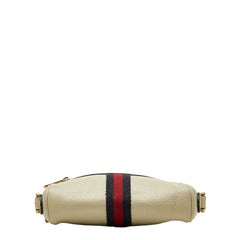 グッチ GGマーモント シェリーライン オフィディア 斜め掛け ショルダーバッグ 517350 アイボリー レザー レディース GUCCI 【中古】