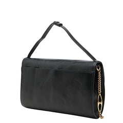 グッチ ズゥミ チェーン ショルダーバッグ ハンドバッグ 572375 ブラック レザー レディース GUCCI 【中古】