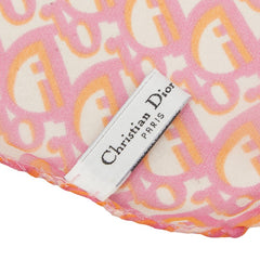 ディオール トロッター スカーフ ピンク系 シルク レディース Dior 【中古】