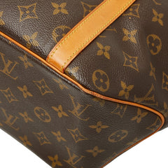 ルイ ヴィトン モノグラム サックショッピング トートバッグ ショルダーバッグ M51108 ブラウン PVC レザー レディース LOUIS VUITTON 【中古】
