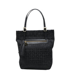 ジバンシー ハンドバッグ トートバッグ ブラック ナイロン レザー レディース Givenchy 【中古】