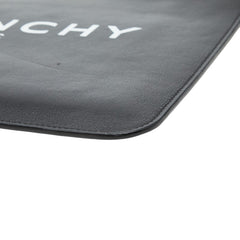 ジバンシー ロゴ クラッチバッグ セカンドバッグ ブラック レザー レディース Givenchy 【中古】