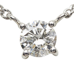 Pt850 プラチナ PM ピーエム ダイヤ0.39ct プチネックレス ペンダント ネックレス レディース 【中古】