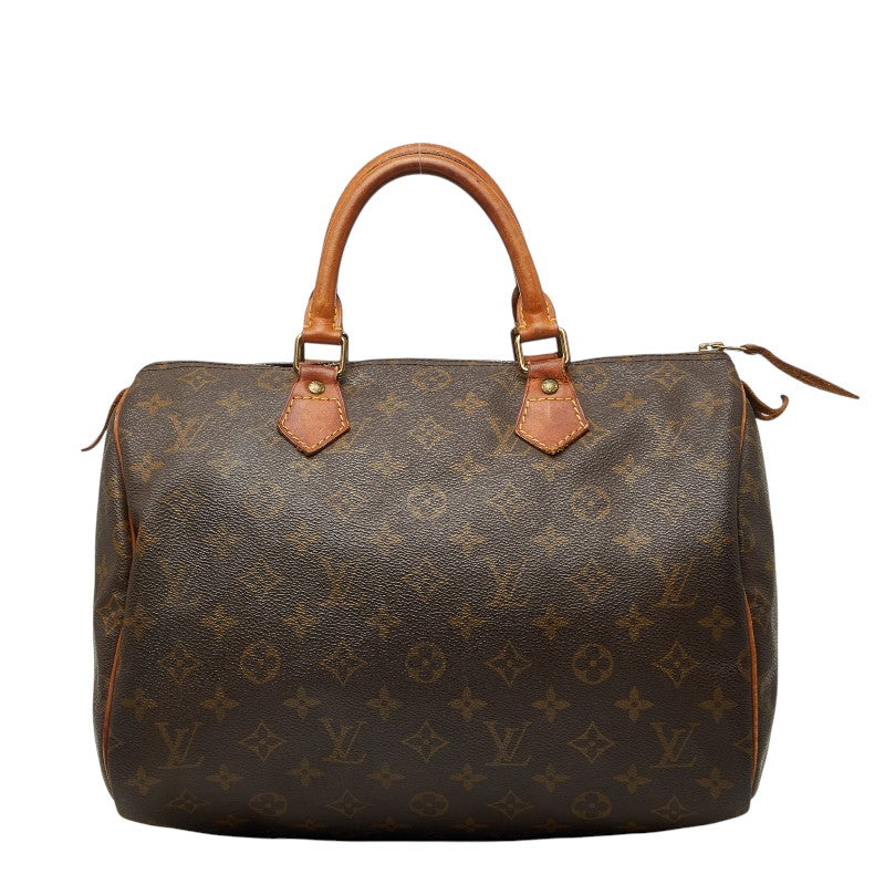 ルイ ヴィトン モノグラム スピーディ30 ハンドバッグ ミニボストンバッグ M41526 ブラウン PVC レザー レディース LOUIS VUITTON 【中古】