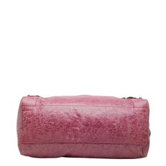 バレンシアガ ザ ツィギー ハンドバッグ ワンショルダーバッグ 128523 ピンク レザー レディース BALENCIAGA 【中古】