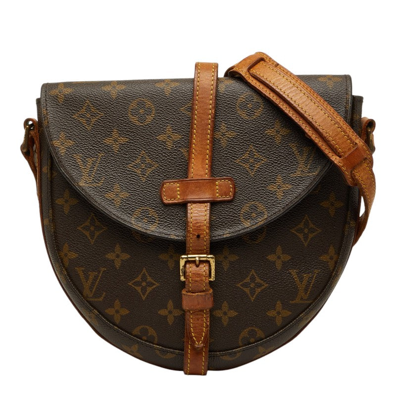 ルイ ヴィトン モノグラム シャンティーMM 斜め掛け ショルダーバッグ M51233 ブラウン PVC レザー レディース LOUIS VUITTON 【中古】
