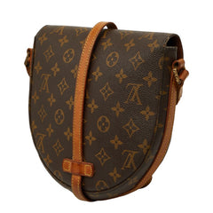 ルイ ヴィトン モノグラム シャンティーMM 斜め掛け ショルダーバッグ M51233 ブラウン PVC レザー レディース LOUIS VUITTON 【中古】