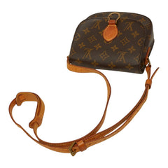 ルイ ヴィトン モノグラム ミニサンクルー PM 斜め掛け ショルダーバッグ M51244 ブラウン PVC レザー レディース LOUIS VUITTON 【中古】