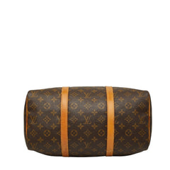 ルイ ヴィトン モノグラム サックスプール35 ボストンバッグ M41626 ブラウン PVC レザー レディース LOUIS VUITTON 【中古】