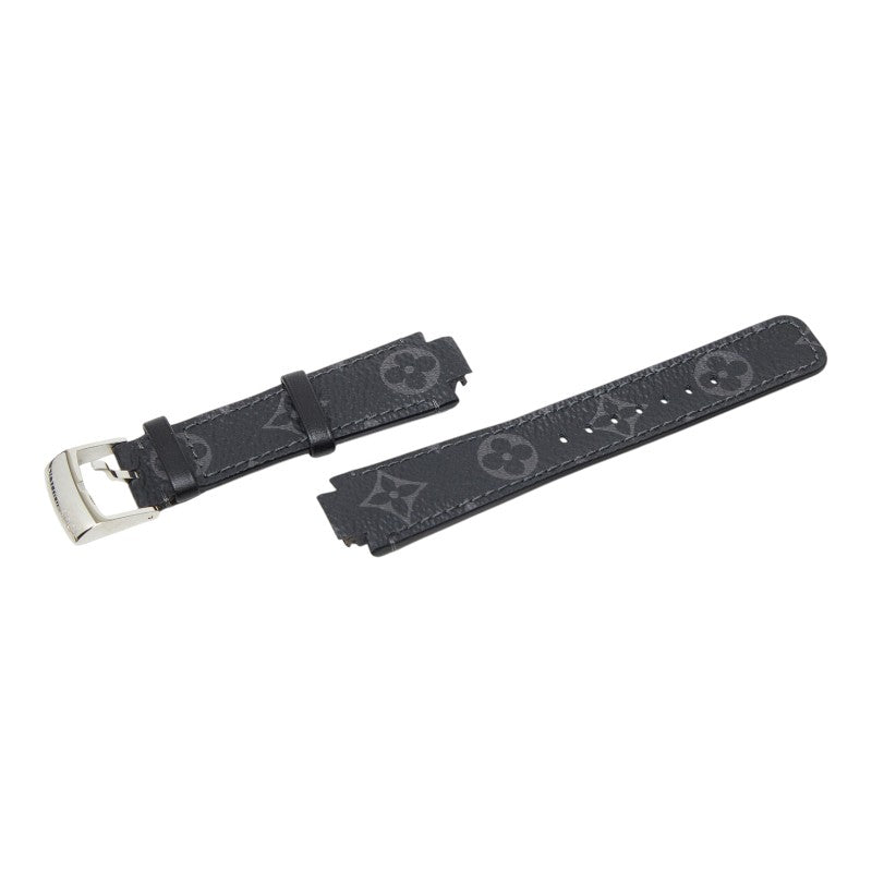 ルイ ヴィトン モノグラム エクリプス タンブール用ベルト 時計用ベルト バンド R15441 ブラック PVC メンズ LOUIS VUITTON 【中古】