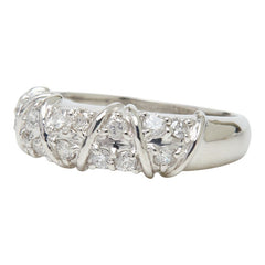 Pt900 プラチナ ダイヤ0.50ct リング 指輪 レディース 11.5号 【中古】