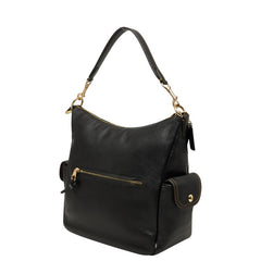コーチ ペニー 斜め掛け ショルダーバッグ 2way ハンドバッグ 6152 ブラック レザー レディース COACH 【中古】