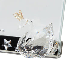 スワロフスキー スワン フォトフレーム 5493700 クリア ガラス メタル ユニセックス SWAROVSKI 【中古】
