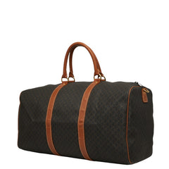 ロンシャン ボストンバッグ 2WAY ショルダーバッグ ブラック ブラウン PVC レザー レディース Longchamp 【中古】