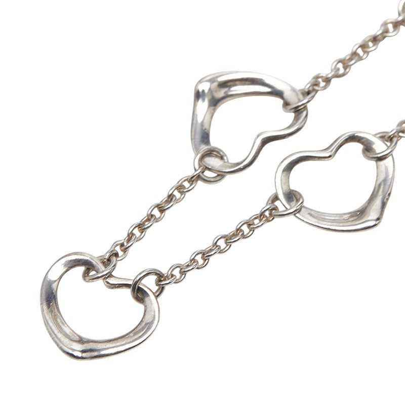 ティファニー 5連 オープンハート ネックレス SV925 シルバー レディース TIFFANY&Co. 【中古】
