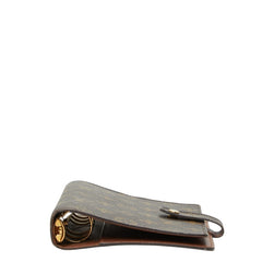 ルイ ヴィトン モノグラム アジェンダMM 手帳カバー R20105 ブラウン PVC レザー レディース LOUIS VUITTON 【中古】