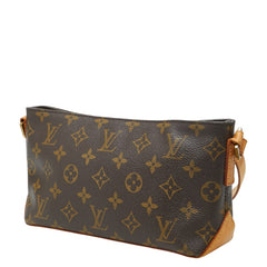 ルイ ヴィトン モノグラムキャンバス トロター 斜め掛け ショルダーバッグ M51240 ブラウン PVC レザー レディース LOUIS VUITTON 【中古】