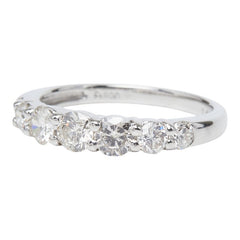 Pt900 プラチナ ダイヤ1.00ct リング 指輪 レディース 11.5号 【中古】