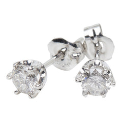 Pt900 プラチナ ダイヤ0.40ct スタッドピアス ピアス レディース 【中古】