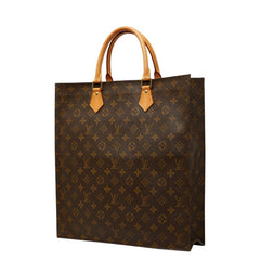 ルイ ヴィトン モノグラム サックプラ ハンドバッグ トートバッグ M51140 ブラウン PVC レザー レディース LOUIS VUITTON 【中古】