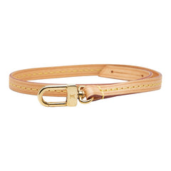 ルイ ヴィトン ポシェットアクセソワール用 ストラップ ベージュ レザー メッキ レディース LOUIS VUITTON 【中古】
