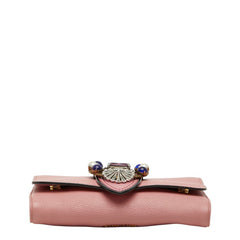 ミュウミュウ マドラス チェーン ショルダーバッグ 5BH017 ピンク レザー レディース MIUMIU 【中古】