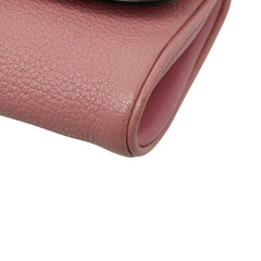 ミュウミュウ マドラス チェーン ショルダーバッグ 5BH017 ピンク レザー レディース MIUMIU 【中古】