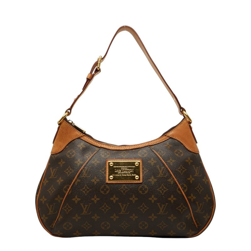 ルイ ヴィトン モノグラム テムズGM ワンショルダーバッグ M56383 ブラウン PVC レザー レディース LOUIS VUITTON 【中古】