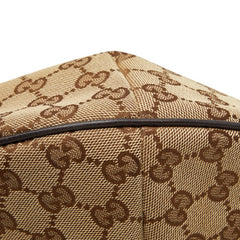 グッチ GGキャンバス 斜め掛け ショルダーバッグ 181092 ベージュ ブラウン キャンバス レザー レディース GUCCI 【中古】