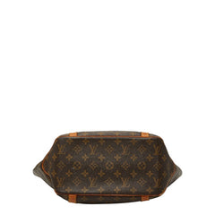 ルイ ヴィトン モノグラム サックショッピング トートバッグ ショルダーバッグ M51108 ブラウン PVC レザー レディース LOUIS VUITTON 【中古】