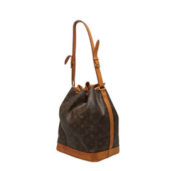 ルイ ヴィトン モノグラム ノエ ショルダーバッグ M42224 ブラウン PVC レザー レディース LOUIS VUITTON 【中古】