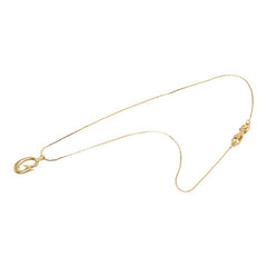 ジバンシー Gロゴ チェーン ペンダント ネックレス ゴールド メッキ レディース Givenchy 【中古】
