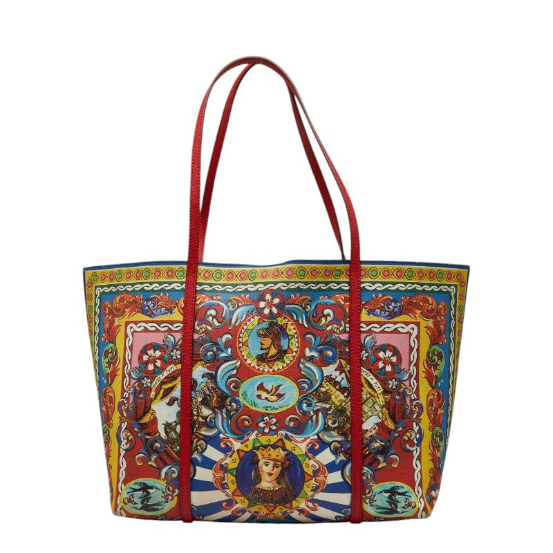 ドルチェアンドガッバーナ エスケープ トートバッグ ショルダーバッグ マルチカラー レザー レディース DOLCE&GABBANA 【中古】