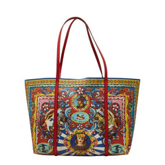 ドルチェアンドガッバーナ エスケープ トートバッグ ショルダーバッグ マルチカラー レザー レディース DOLCE&GABBANA 【中古】