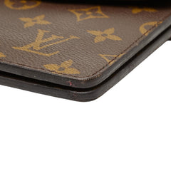 ルイ ヴィトン モノグラム ドゥーブルラバ 斜め掛け ショルダーバッグ M51815 ブラウン PVC レディース LOUIS VUITTON 【中古】