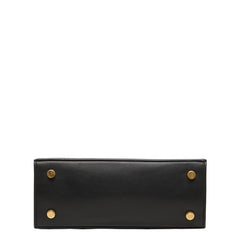 サルヴァトーレフェラガモ 斜め掛け ショルダーバッグ ブラック ゴールド レザー レディース Salvatore Ferragamo 【中古】