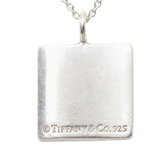 ティファニー ノーツ スクエア ネックレス ペンダント シルバー SV925 シルバー レディース TIFFANY&Co. 【中古】
