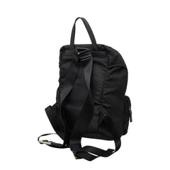 プラダ 三角ロゴプレート ヴェラ VELA リュック デイパック バックパック BZ0024 ブラック NERO ナイロン レザー レディース PRADA 【中古】