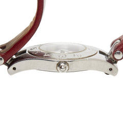 ボーム＆メルシェ リネア 腕時計 65305 クオーツ シルバー文字盤 ステンレススチール レザー レディース Baume & Mercier 【中古】
