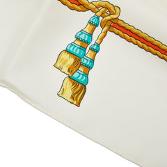エルメス カレ90 HOMMAGE A CHARLES GARNIER ARCHITECTE DE L’OPERA DE PARIS シャルル・ガルニエへの賛辞 スカーフ アイボリー マルチカラー シルク レディース HERMES 【中古】