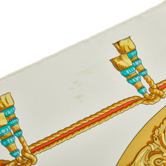 エルメス カレ90 HOMMAGE A CHARLES GARNIER ARCHITECTE DE L’OPERA DE PARIS シャルル・ガルニエへの賛辞 スカーフ アイボリー マルチカラー シルク レディース HERMES 【中古】